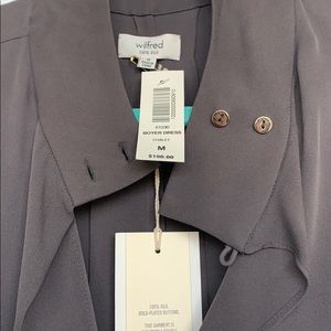 Wilfred grey silk dress